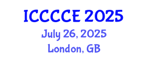 International Conference on Communication, Control and Computer Engineering (ICCCCE) July 26, 2025 - London, United Kingdom