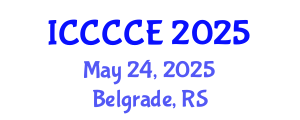 International Conference on Communication, Control and Computer Engineering (ICCCCE) May 24, 2025 - Belgrade, Serbia