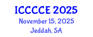 International Conference on Communication, Control and Computer Engineering (ICCCCE) November 15, 2025 - Jeddah, Saudi Arabia