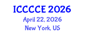 International Conference on Communication, Control and Computer Engineering (ICCCCE) April 22, 2026 - New York, United States