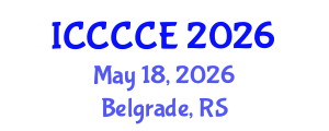 International Conference on Communication, Control and Computer Engineering (ICCCCE) May 18, 2026 - Belgrade, Serbia