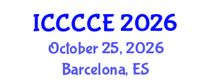 International Conference on Communication, Control and Computer Engineering (ICCCCE) October 25, 2026 - Barcelona, Spain