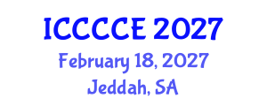 International Conference on Communication, Control and Computer Engineering (ICCCCE) February 18, 2027 - Jeddah, Saudi Arabia International Conference on Communication, Control and Computer Engineering (ICCCCE) February 18, 2027 - Jeddah, Saudi Arabia