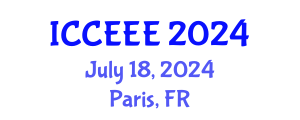 International Conference on Communication, Electrical and Electronics Engineering (ICCEEE) July 18, 2024 - Paris, France