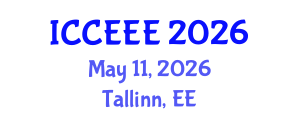 International Conference on Communication, Electrical and Electronics Engineering (ICCEEE) May 11, 2026 - Tallinn, Estonia International Conference on Communication, Electrical and Electronics Engineering (ICCEEE) May 11, 2026 - Tallinn, Estonia