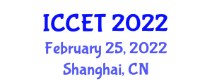 International Conference on Communication Engineering and Technology (ICCET) February 25, 2022 - Shanghai, China