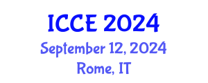 International Conference on Communication Engineering (ICCE) September 12, 2024 - Rome, Italy
