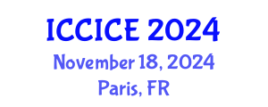 International Conference on Communication, Information and Computer Engineering (ICCICE) November 18, 2024 - Paris, France
