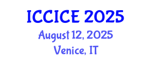International Conference on Communication, Information and Computer Engineering (ICCICE) August 12, 2025 - Venice, Italy