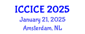 International Conference on Communication, Information and Computer Engineering (ICCICE) January 21, 2025 - Amsterdam, Netherlands