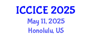International Conference on Communication, Information and Computer Engineering (ICCICE) May 11, 2025 - Honolulu, United States