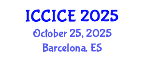International Conference on Communication, Information and Computer Engineering (ICCICE) October 25, 2025 - Barcelona, Spain