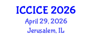 International Conference on Communication, Information and Computer Engineering (ICCICE) April 29, 2026 - Jerusalem, Israel