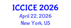 International Conference on Communication, Information and Computer Engineering (ICCICE) April 22, 2026 - New York, United States