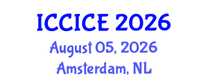 International Conference on Communication, Information and Computer Engineering (ICCICE) August 05, 2026 - Amsterdam, Netherlands