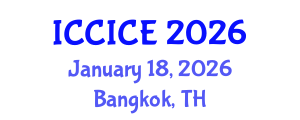 International Conference on Communication, Information and Computer Engineering (ICCICE) January 18, 2026 - Bangkok, Thailand