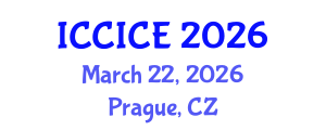 International Conference on Communication, Information and Computer Engineering (ICCICE) March 22, 2026 - Prague, Czechia