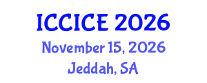 International Conference on Communication, Information and Computer Engineering (ICCICE) November 15, 2026 - Jeddah, Saudi Arabia