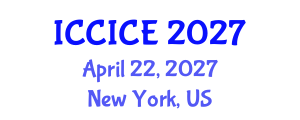 International Conference on Communication, Information and Computer Engineering (ICCICE) April 22, 2027 - New York, United States International Conference on Communication, Information and Computer Engineering (ICCICE) April 22, 2027 - New York, United States