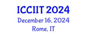 International Conference on Communication, Internet and Information Technology (ICCIIT) December 16, 2024 - Rome, Italy