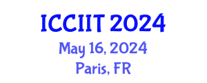 International Conference on Communication, Internet and Information Technology (ICCIIT) May 16, 2024 - Paris, France