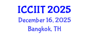 International Conference on Communication, Internet and Information Technology (ICCIIT) December 16, 2025 - Bangkok, Thailand