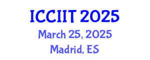 International Conference on Communication, Internet and Information Technology (ICCIIT) March 25, 2025 - Madrid, Spain