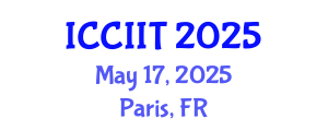 International Conference on Communication, Internet and Information Technology (ICCIIT) May 17, 2025 - Paris, France