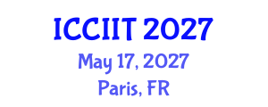 International Conference on Communication, Internet and Information Technology (ICCIIT) May 17, 2027 - Paris, France International Conference on Communication, Internet and Information Technology (ICCIIT) May 17, 2027 - Paris, France