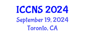 International Conference on Communication, Networks and Satellite (ICCNS) September 19, 2024 - Toronto, Canada
