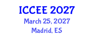 International Conference on Communications and Electronic Engineering (ICCEE) March 25, 2027 - Madrid, Spain International Conference on Communications and Electronic Engineering (ICCEE) March 25, 2027 - Madrid, Spain