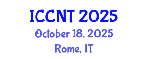 International Conference on Communications and Network Theory (ICCNT) October 18, 2025 - Rome, Italy
