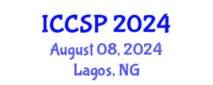 International Conference on Communications and Signal Processing (ICCSP) August 08, 2024 - Lagos, Nigeria