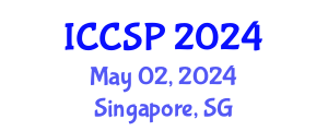 International Conference on Communications and Signal Processing (ICCSP) May 02, 2024 - Singapore, Singapore