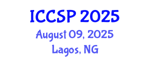 International Conference on Communications and Signal Processing (ICCSP) August 09, 2025 - Lagos, Nigeria
