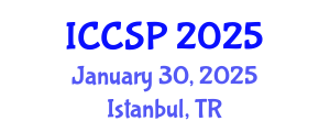 International Conference on Communications and Signal Processing (ICCSP) January 30, 2025 - Istanbul, Turkey