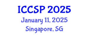 International Conference on Communications and Signal Processing (ICCSP) January 11, 2025 - Singapore, Singapore