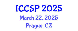 International Conference on Communications and Signal Processing (ICCSP) March 22, 2025 - Prague, Czechia