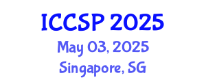 International Conference on Communications and Signal Processing (ICCSP) May 03, 2025 - Singapore, Singapore