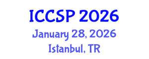 International Conference on Communications and Signal Processing (ICCSP) January 28, 2026 - Istanbul, Turkey