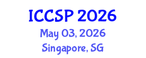 International Conference on Communications and Signal Processing (ICCSP) May 03, 2026 - Singapore, Singapore