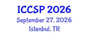 International Conference on Communications and Signal Processing (ICCSP) September 27, 2026 - Istanbul, Turkey