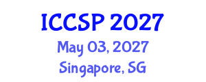 International Conference on Communications and Signal Processing (ICCSP) May 03, 2027 - Singapore, Singapore