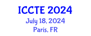 International Conference on Communications and Telecommunications Engineering (ICCTE) July 18, 2024 - Paris, France