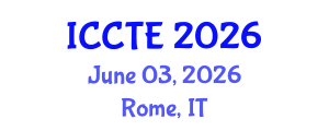 International Conference on Communications and Telecommunications Engineering (ICCTE) June 03, 2026 - Rome, Italy