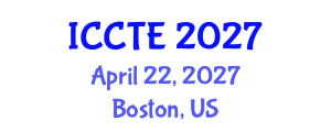 International Conference on Communications and Telecommunications Engineering (ICCTE) April 22, 2027 - Boston, United States International Conference on Communications and Telecommunications Engineering (ICCTE) April 22, 2027 - Boston, United States