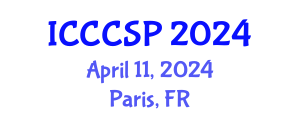 International Conference on Communications, Control and Signal Processing (ICCCSP) April 11, 2024 - Paris, France