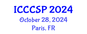 International Conference on Communications, Control and Signal Processing (ICCCSP) October 28, 2024 - Paris, France