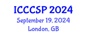 International Conference on Communications, Control and Signal Processing (ICCCSP) September 19, 2024 - London, United Kingdom