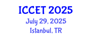 International Conference on Communications Engineering and Technology (ICCET) July 29, 2025 - Istanbul, Turkey